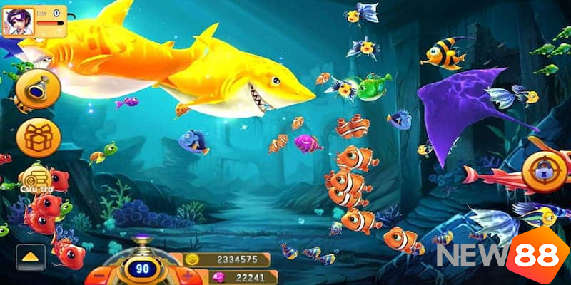 Bắn Cá Xèng Live – Cùng New88 Trải Nghiệm Săn Cá Đổi Thưởng 7 Vũ khí và vật phẩm hỗ trợ