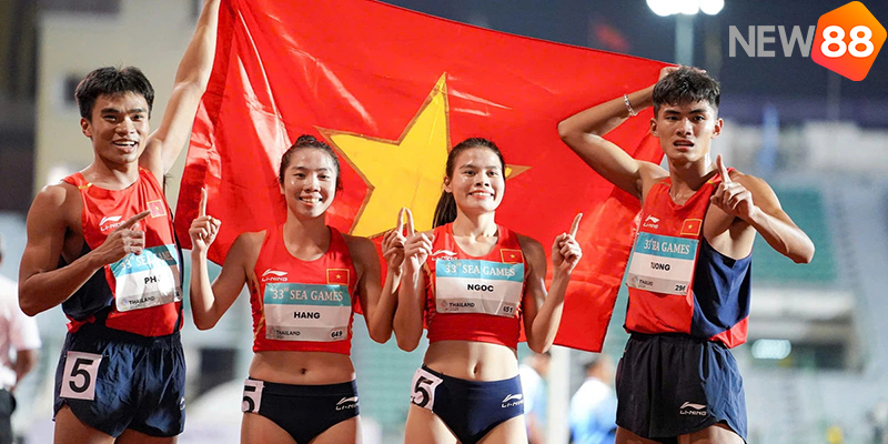 SEA Games 33: Nguyễn Thị Ngọc Dành HCV Đường Đua 400m 4 SEA Games 33: Điền Kinh Việt Nam Dành HCV Đường Đua 400m