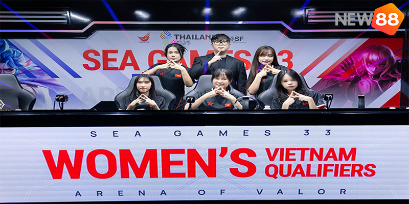 New88 SEA Games 33: Tuyển Nữ Việt Nam Liên Quân Mobile Thắng Đậm Thái Lan 5 Tuyển nữ Việt Nam thắng Thái Lan tại Liên Quân Mobile SEA Games 33