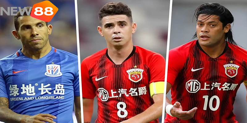 New88 "Kỷ nguyên bong bóng" của bóng đá Trung Quốc chính thức khép lại 5 Tevez Oscar Hulk thời kỳ đỉnh cao tại Chinese Super League